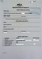 Stamped application form