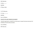 Request letter