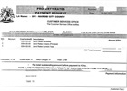Land rates clearance receipt