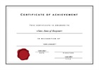 Academic certificates