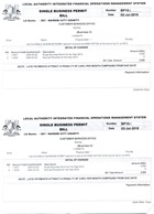 Payment invoice-category of business