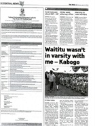 Newspaper advertisements